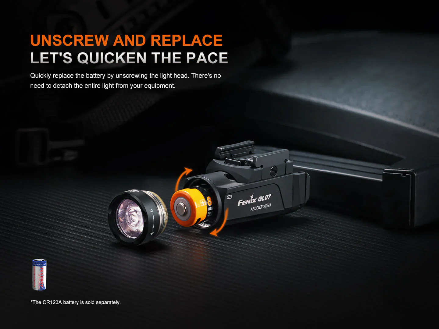 Fenix GL07 Quick Release Light - Image 14