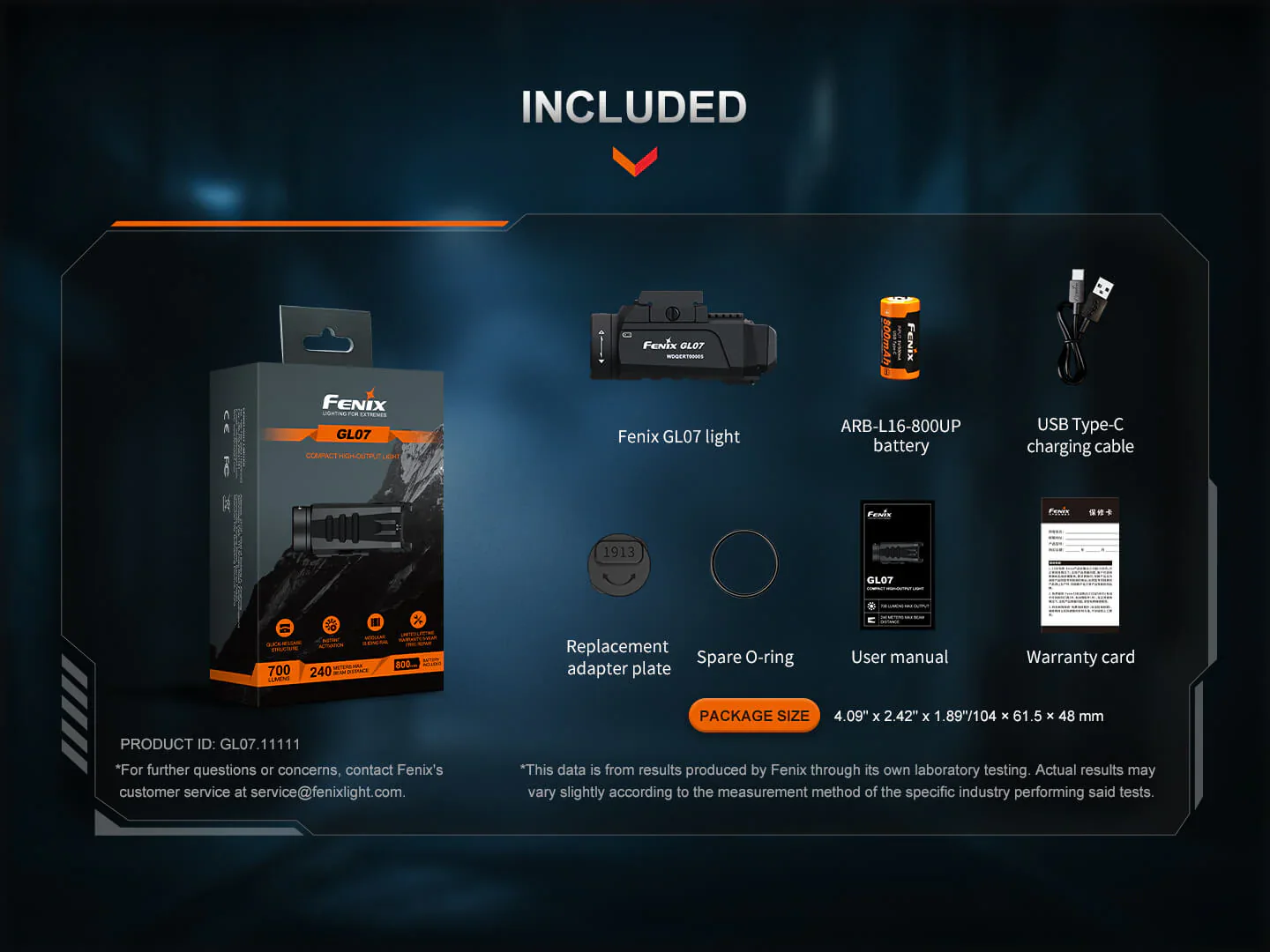 Fenix GL07 Quick Release Light - Image 8