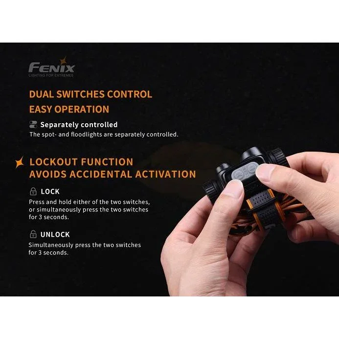 Fenix HM65R Rechargeable LED Headlamp - 1400 Lumens - Image 12